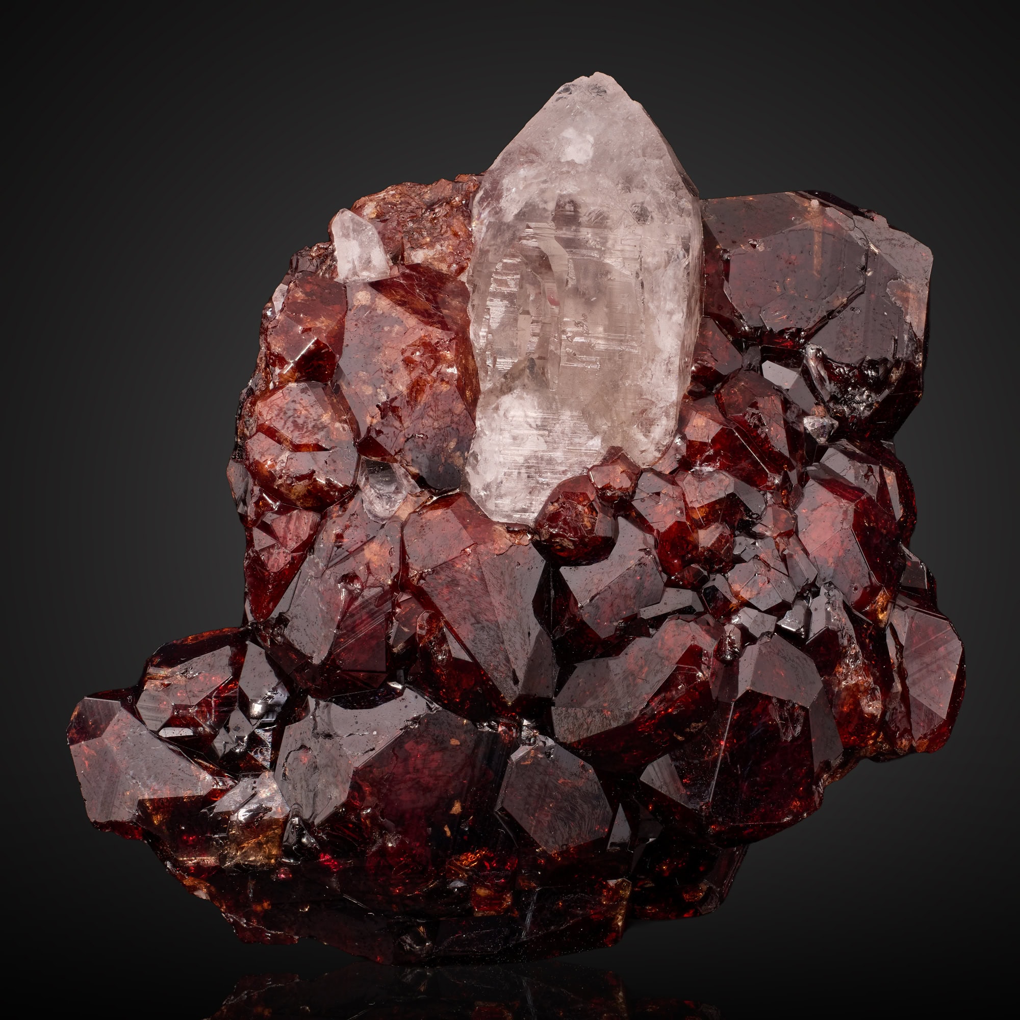 Garnet v. Andradite, Quartz