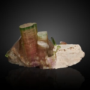 Elbaite Quartz v. Smoky, Feldspar
