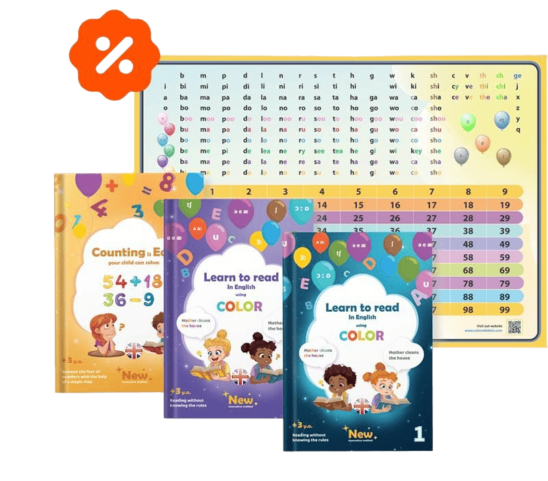 Kit completo: Reading is Easy + Counting is Easy con Sound Map in regalo