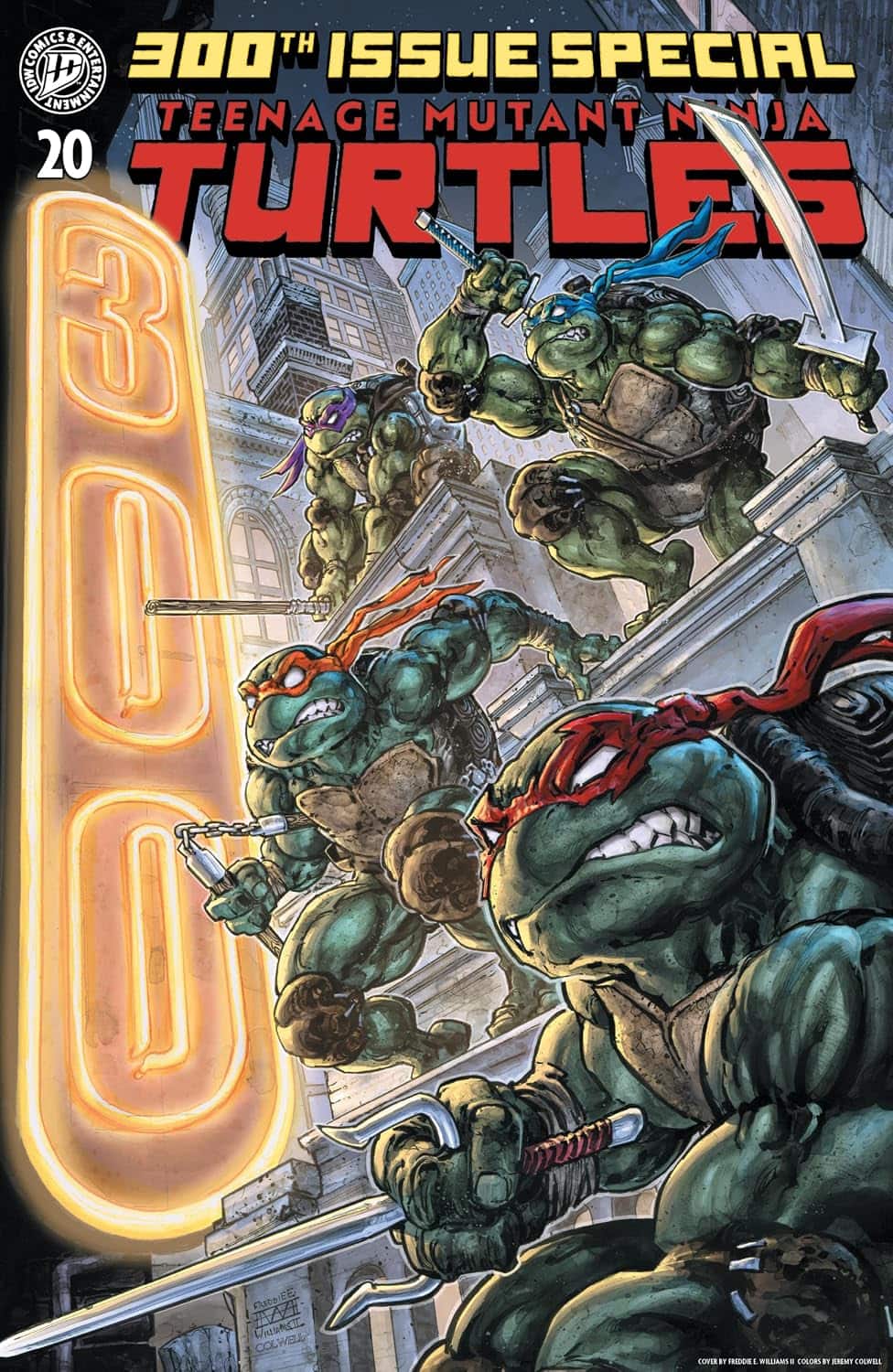 Cover von Teenage Mutant Ninja Turtles #20 – 300th Issue Special