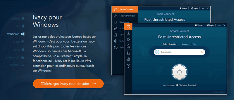 Windows Ivacy VPN