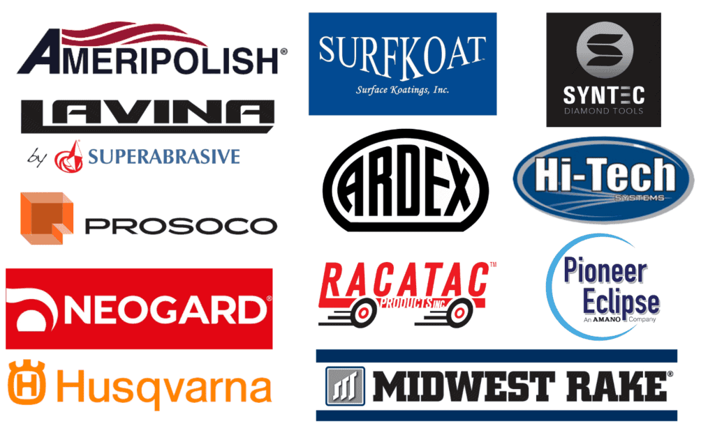 A bunch of different logos that are on top of each other