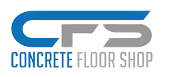 A logo of concrete floor services