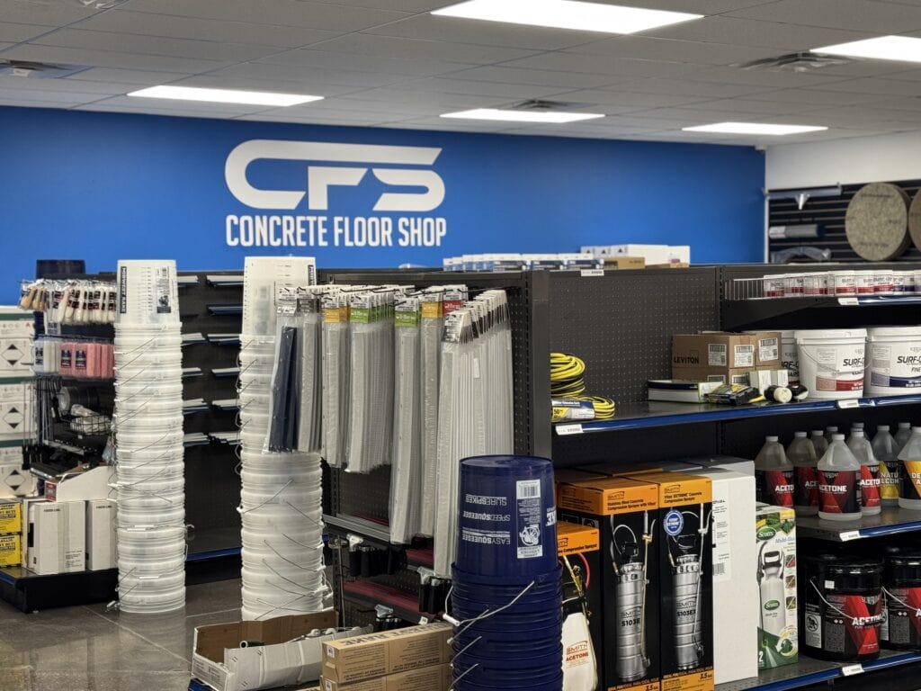 Concrete Floor Shop has an assortment or materials contractors need for residential, commercial, and industrial floors.