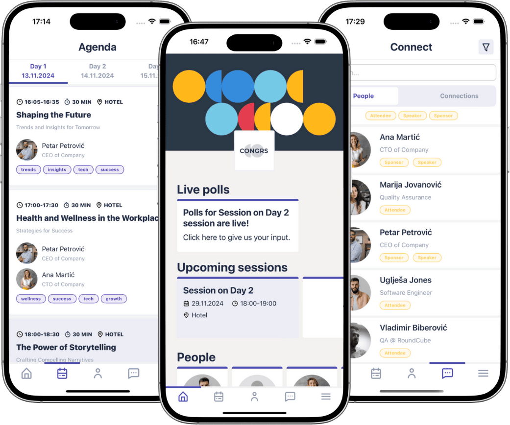 CONGRS | Connect Attendees, Generate Leads.
