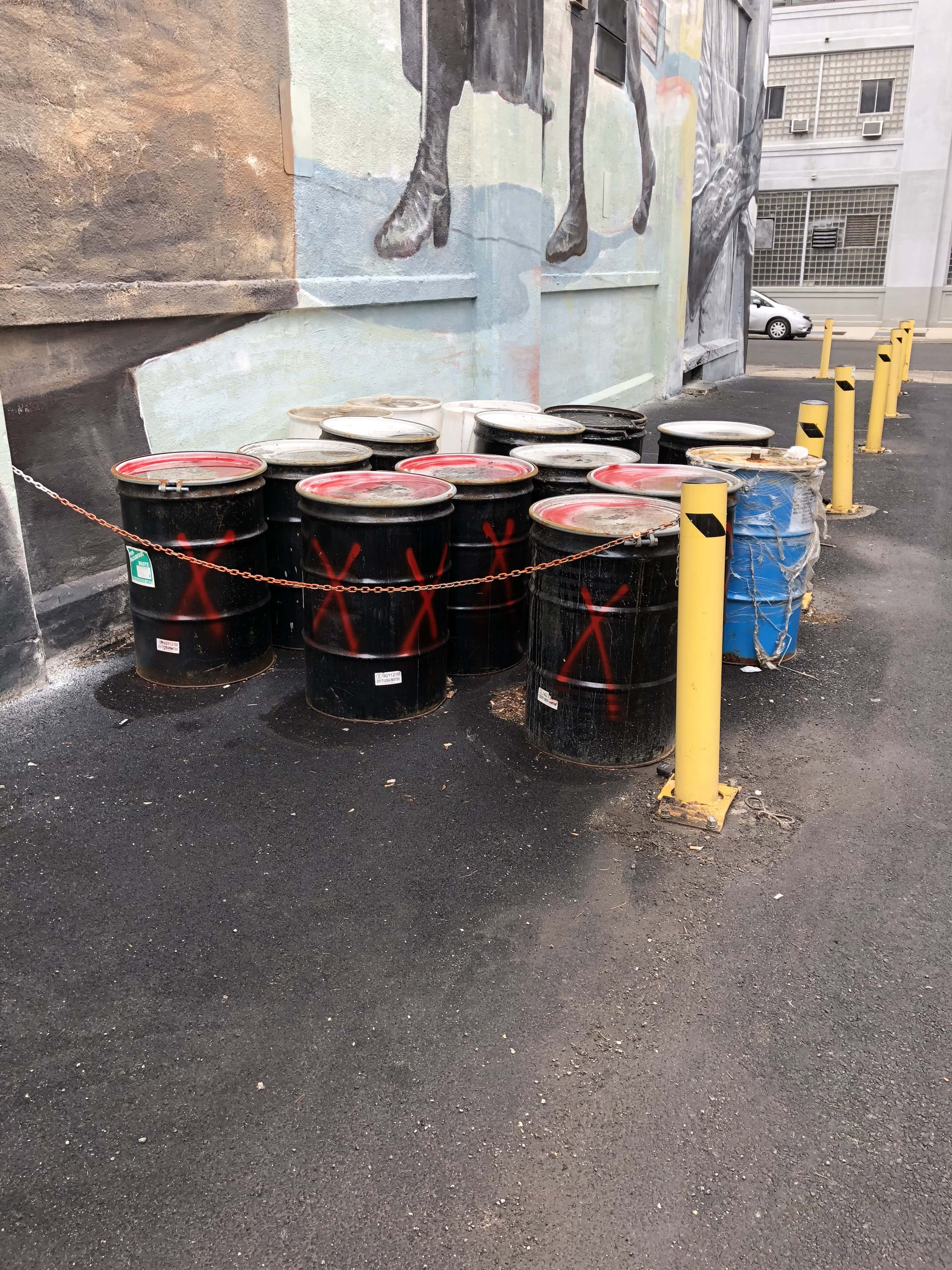 hazardous drums
