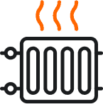 Heating icon static
