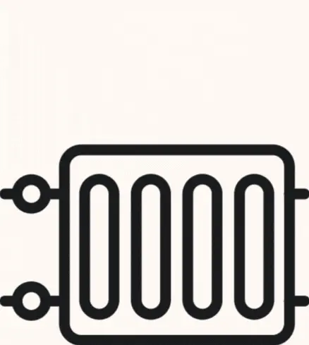 Heating icon animated