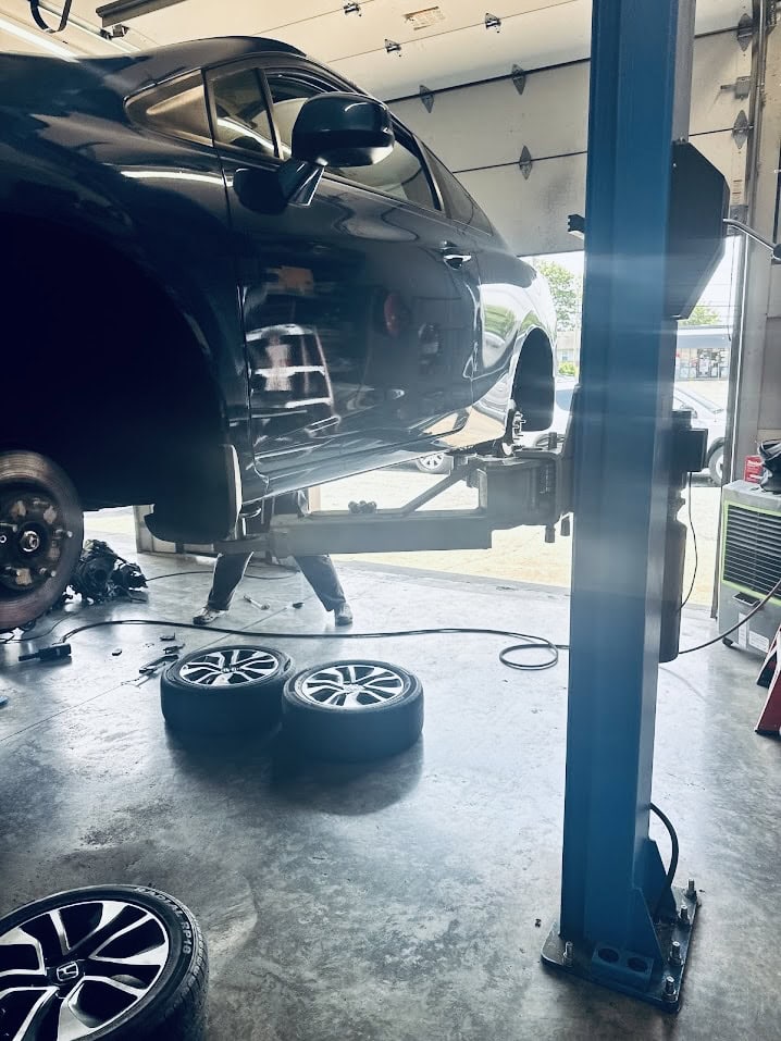 Brake repair completed at Crown Auto in Springfield MO