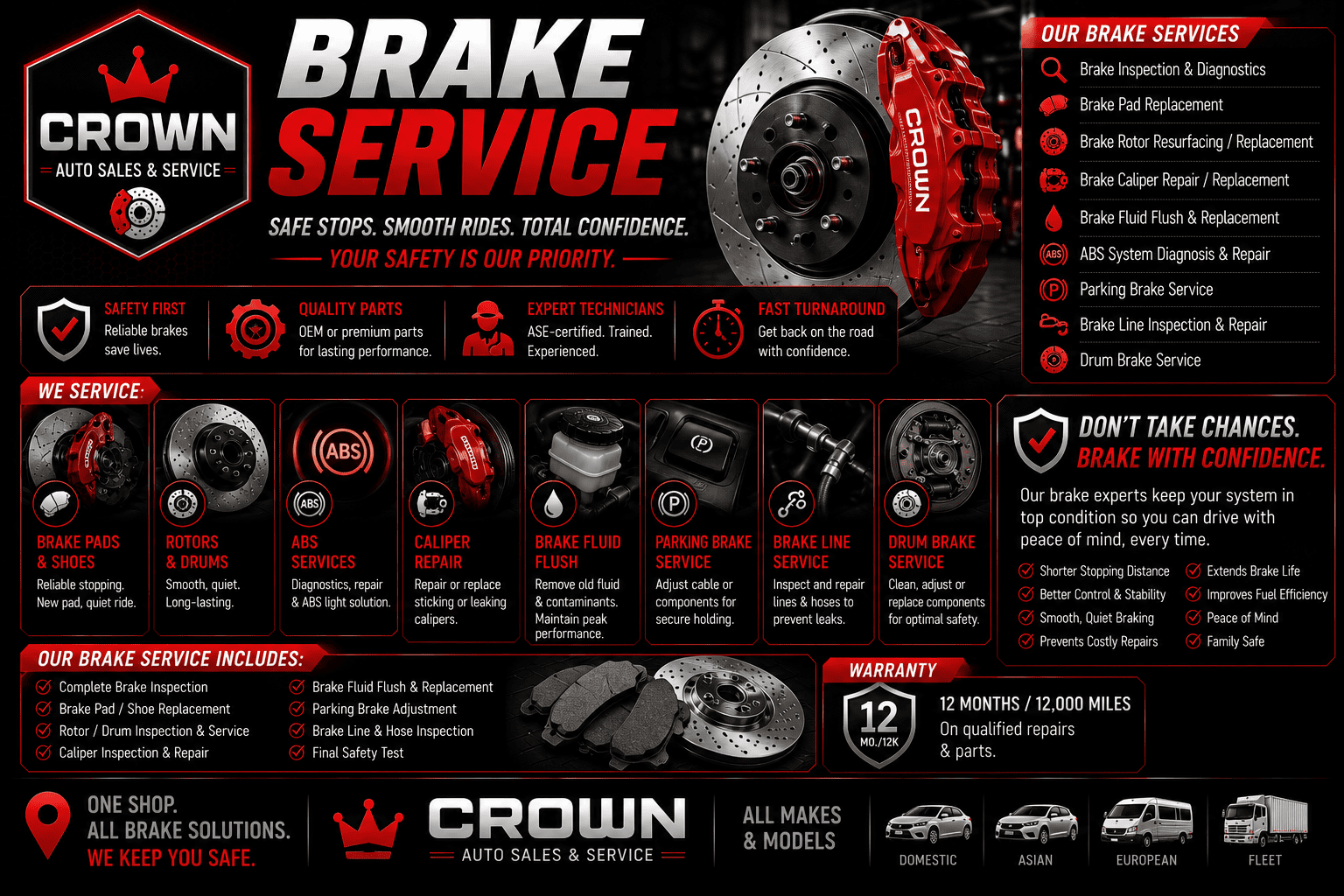 Brake and suspension repair services in Springfield Missouri