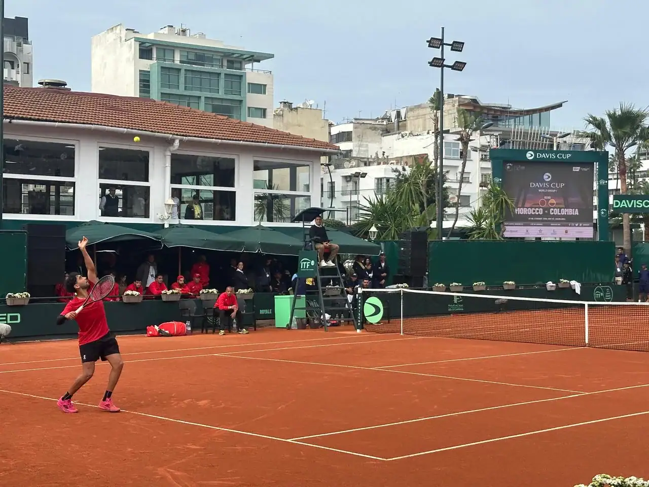 Coupe Davis : le Maroc s’incline face à la Colombie, mais le tennis marocain est de retour