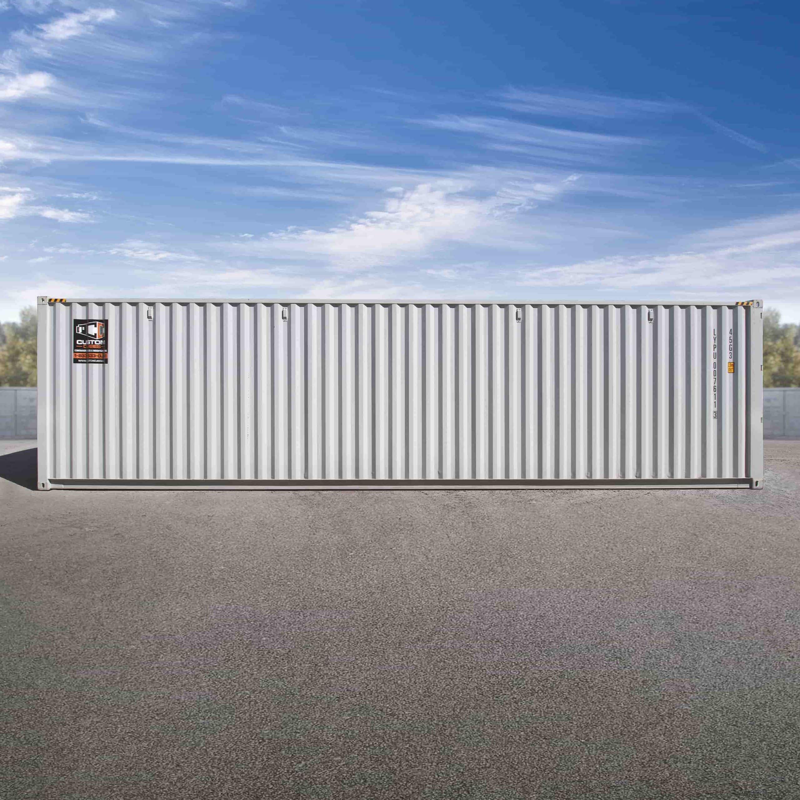 40’HC New (1-trip) Shipping Container with 4 x Side Doors - Custom Cubes