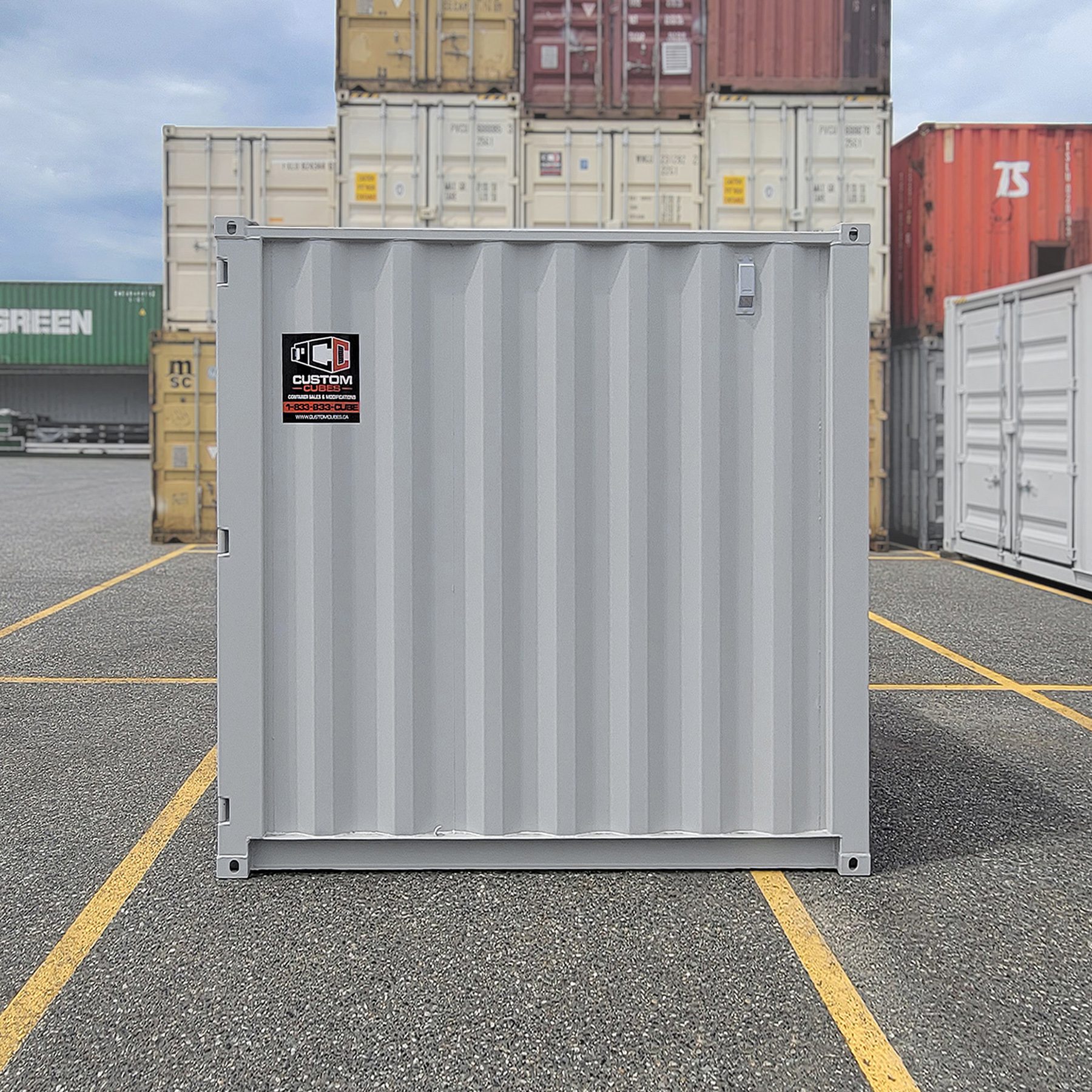 8’ “MINI CUBE” New Shipping Container - Custom Cubes