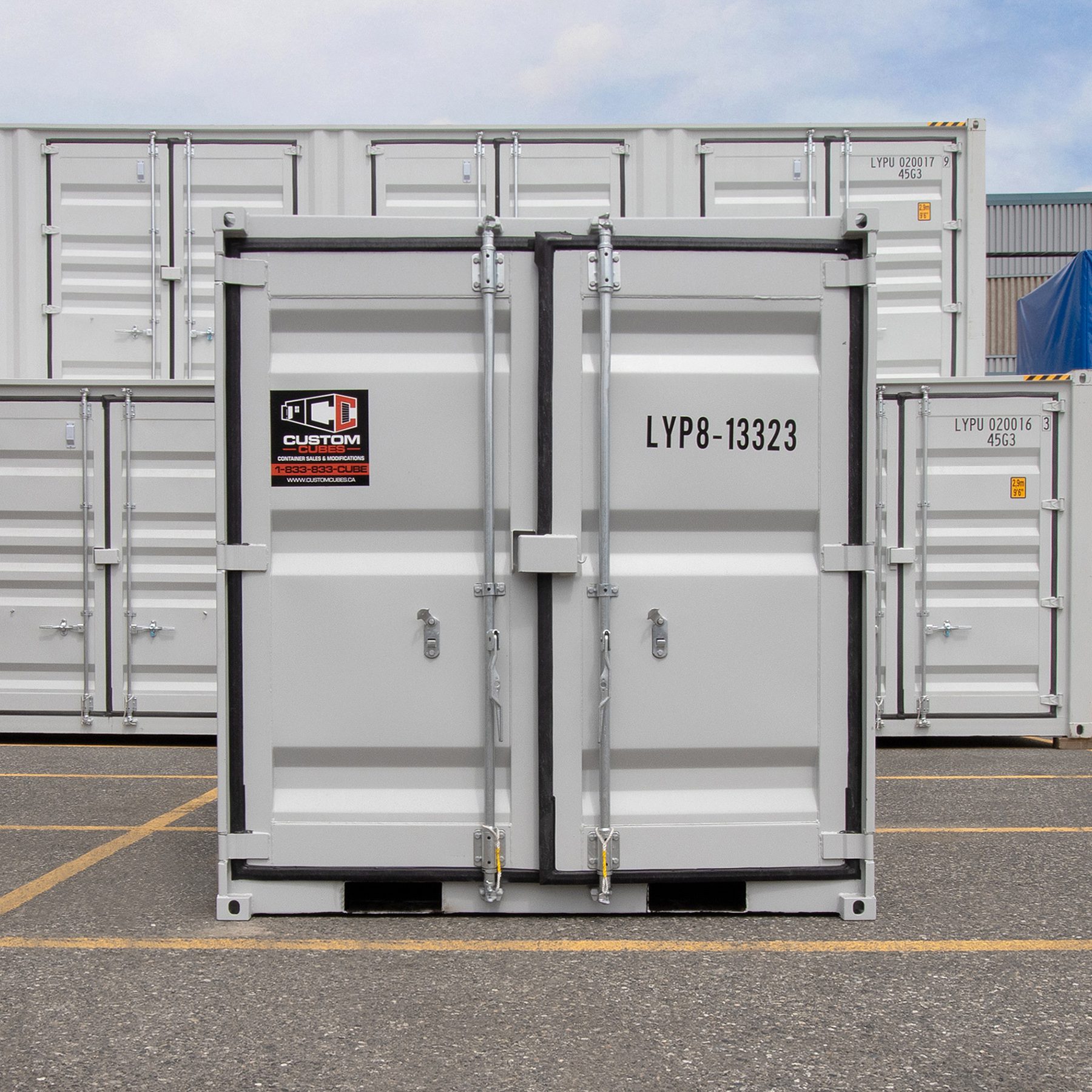 8’ “MINI CUBE” New Shipping Container - Custom Cubes