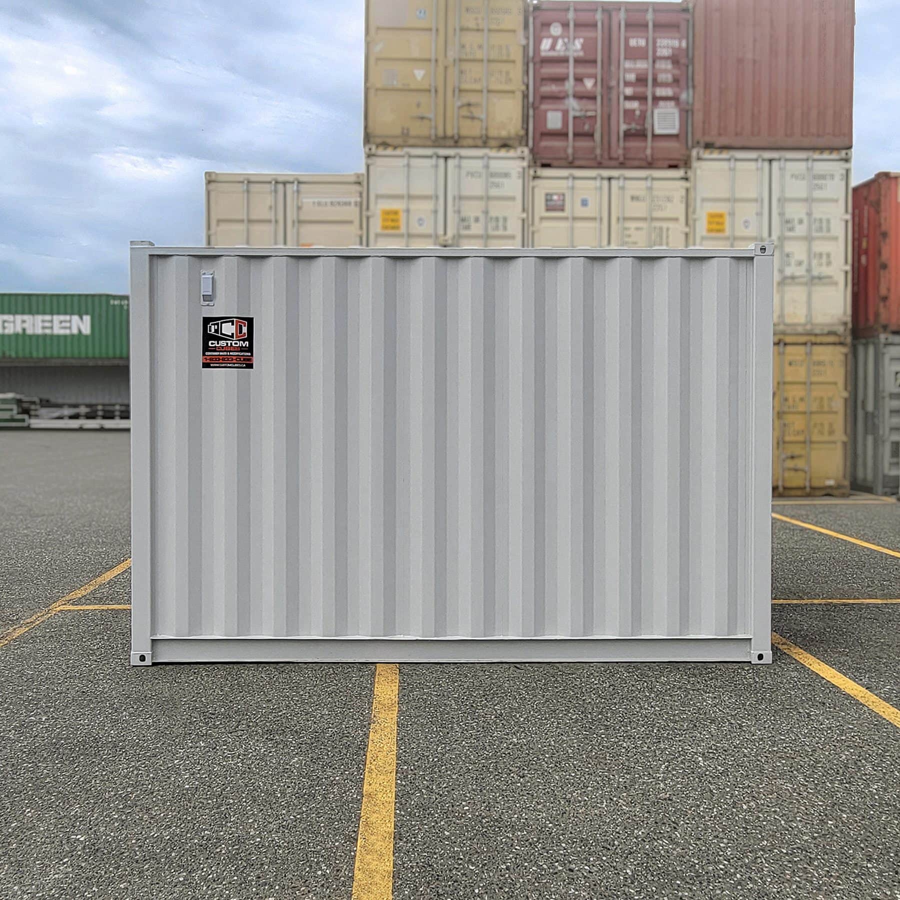 12’ “MINI CUBE” New Container w/ Roll up - Custom Cubes