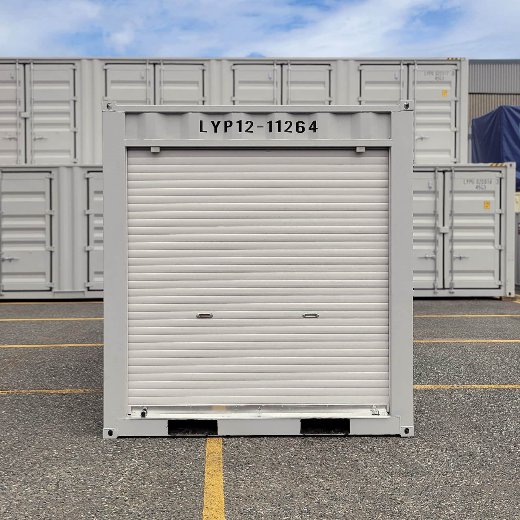 12’ “MINI CUBE” New Container w/ Roll up - Custom Cubes