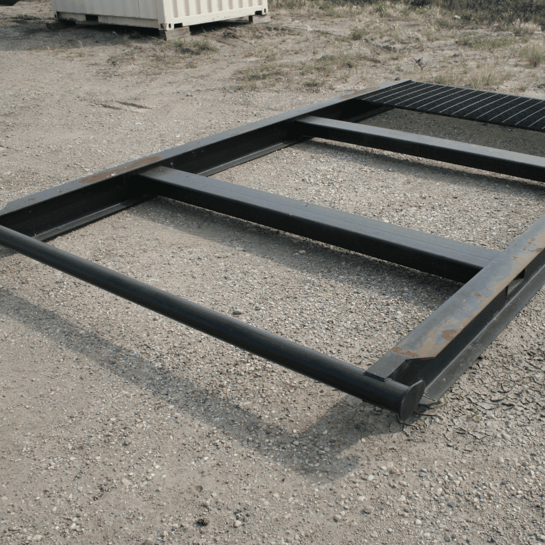 10’ Weld-On Skid for Shipping Containers #2 - CUSTOM CUBES