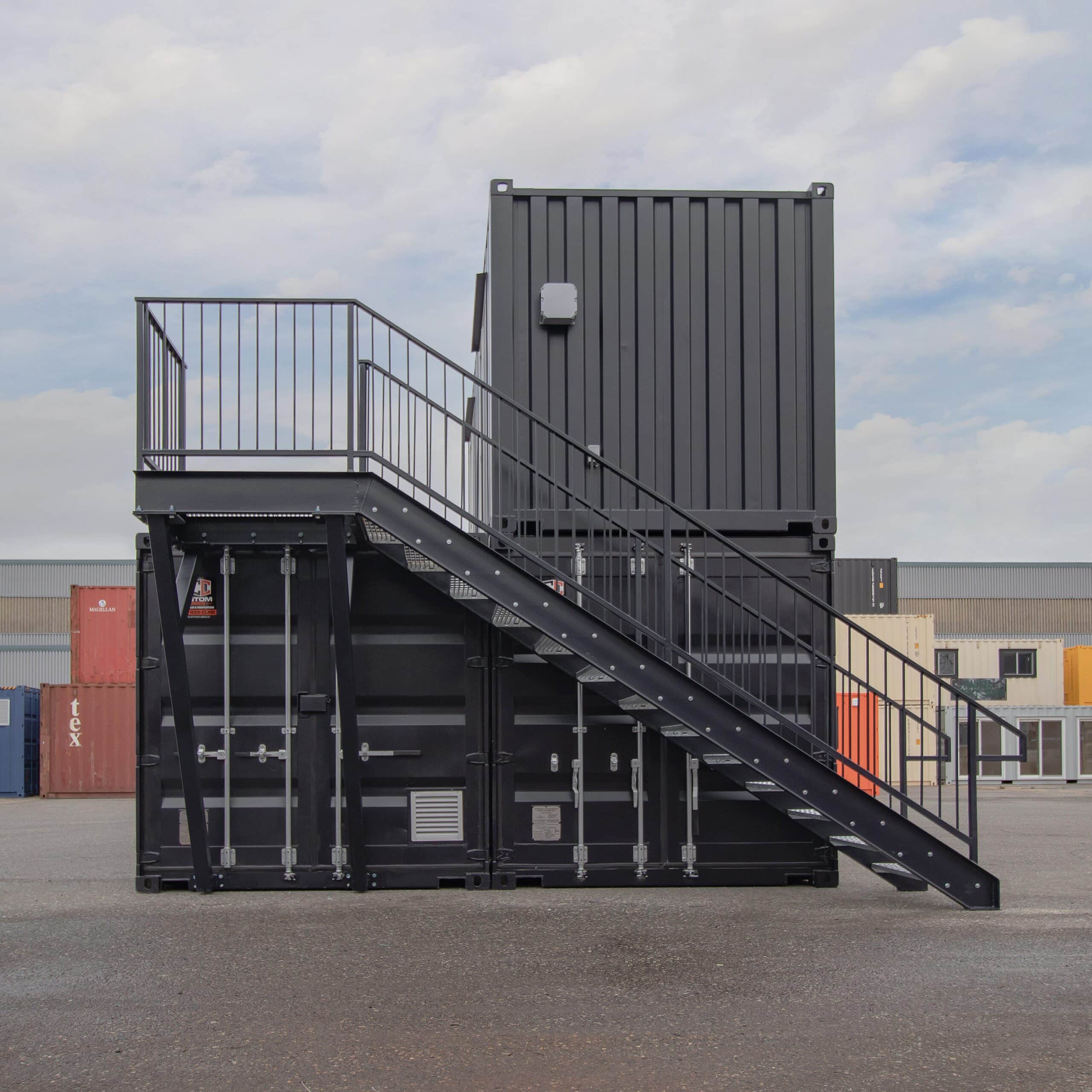 CONTAINER OFFICE BUILD-OUT – WAREHOUSE UPGRADE - CUSTOM CUBES