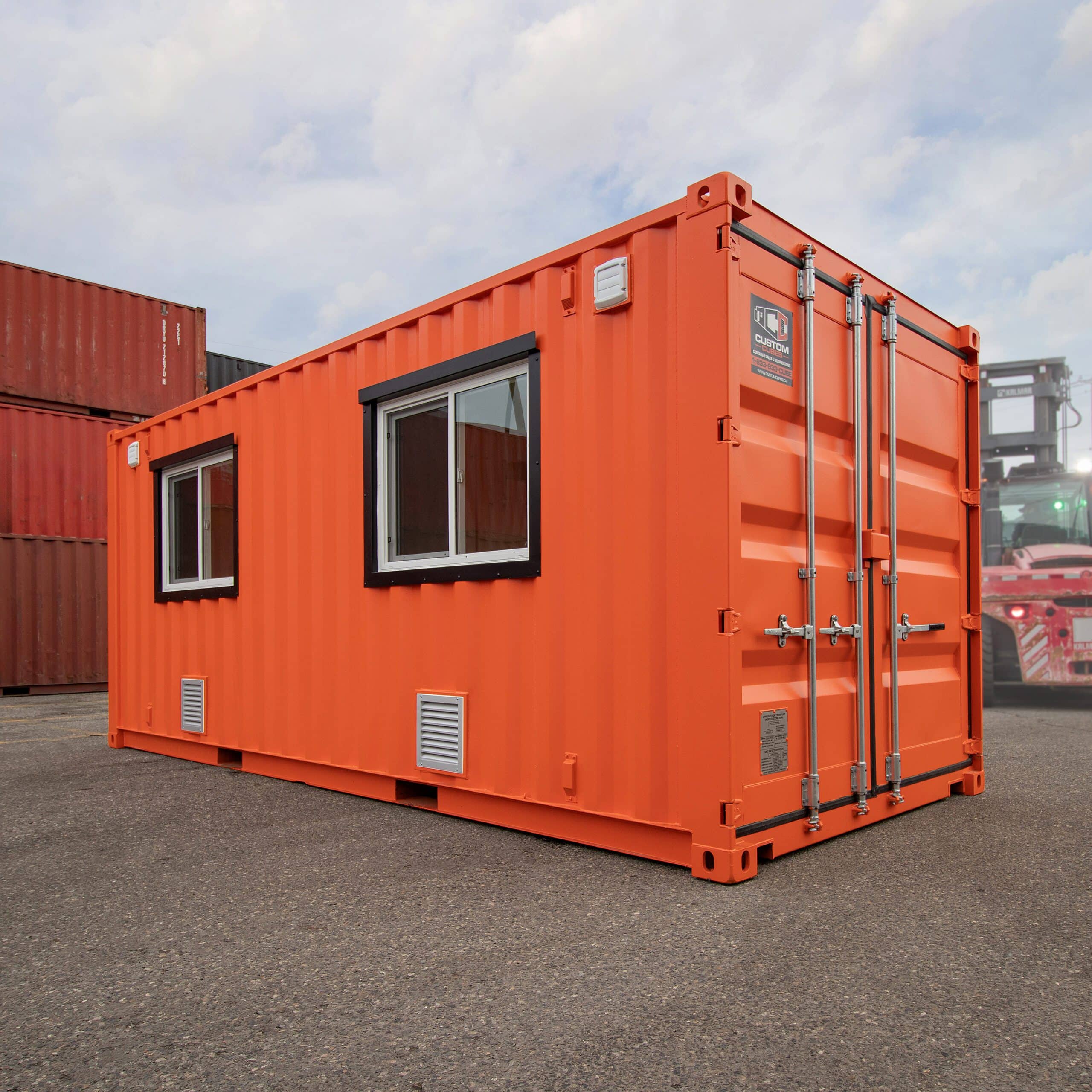 CONTAINER OFFICE BUILD-OUT – WAREHOUSE UPGRADE - CUSTOM CUBES