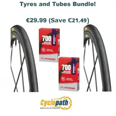 Mavic Yksion Comp Tyres and Tubes Bundle 700x23c