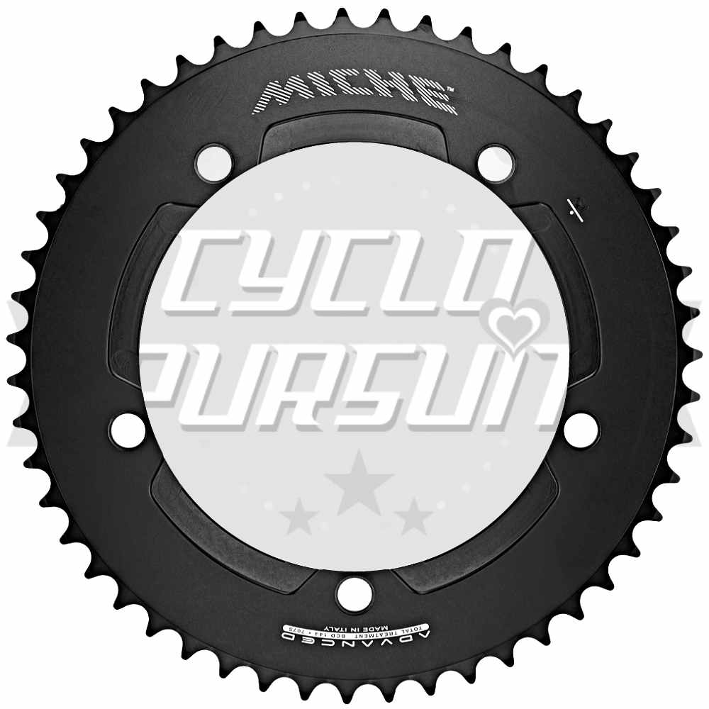MICHE(ミケ)ADVANCED PISTA(アドバンスドピスタ)トラック用チェーンリング(ブラック)