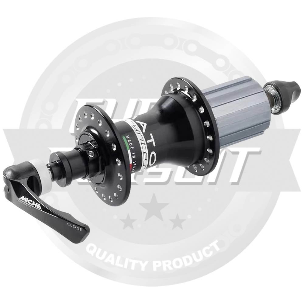 MICHE(ミケ)PRIMATO SYNTESI(プリマートシンテシー)リアハブ(ROAD/24H/9-10-11S対応/ブラック)