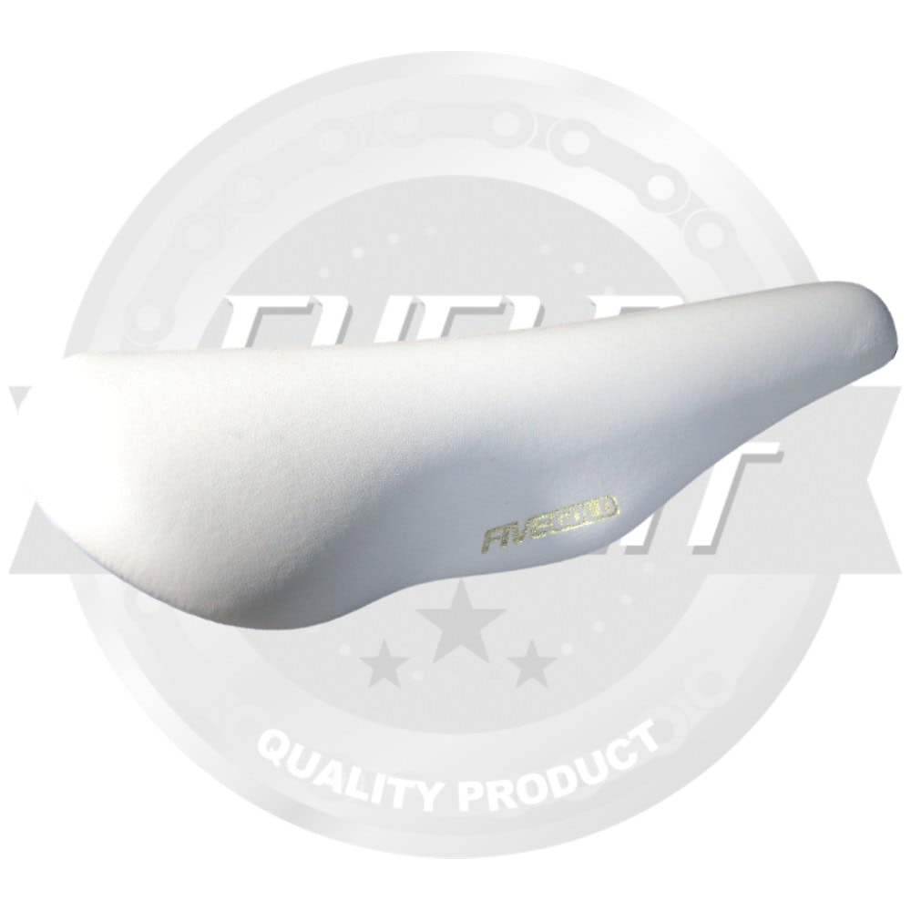 KASHIMAX(カシマックス)FIVE GOLD(ファイブゴールド)サドル(加島サドル/FG-4P/人造皮革/ホワイトソフリナ/NJS認定)