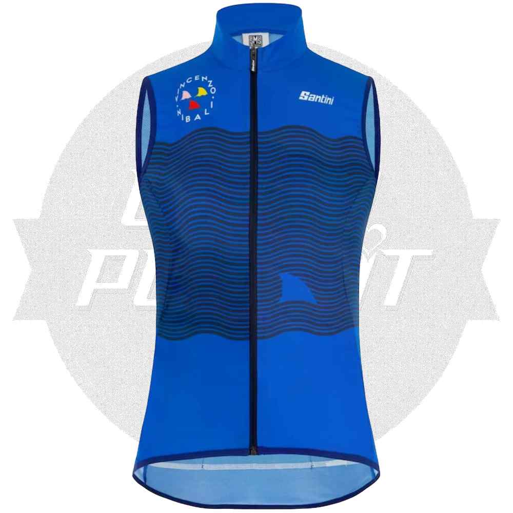 Santini(サンティーニ)Nibali SQUALO DESIGN(ニーバリスクアーロデザイン)Windproof Vest(ウィンドプルーフベスト)