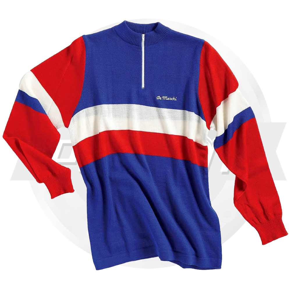 De Marchi(デマルキ)1973 FRANCE MERINO Long Sleeve Jersey(フランスメリノロングスリーブジャージ)