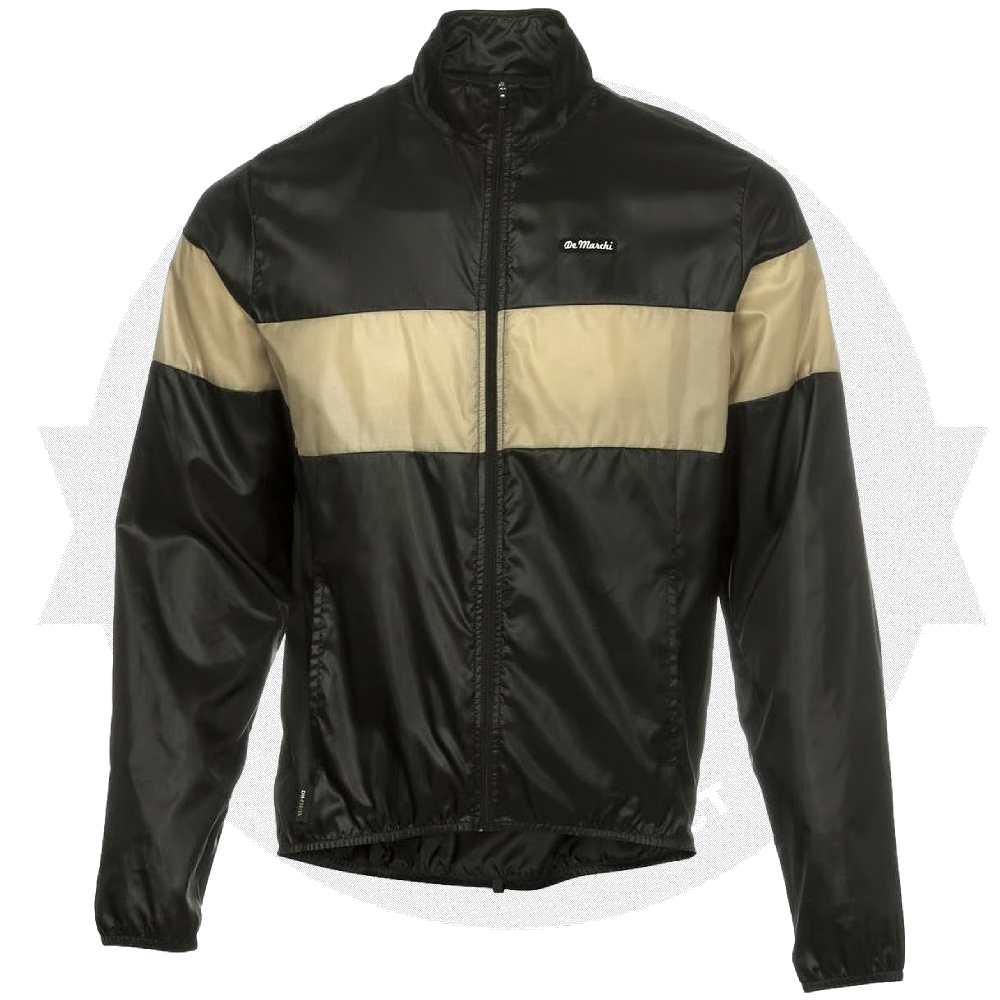 De Marchi(デマルキ)STOW AWAY ZIP JACKET(ストウアウェイジップジャケット)(ブラック/クリーム)