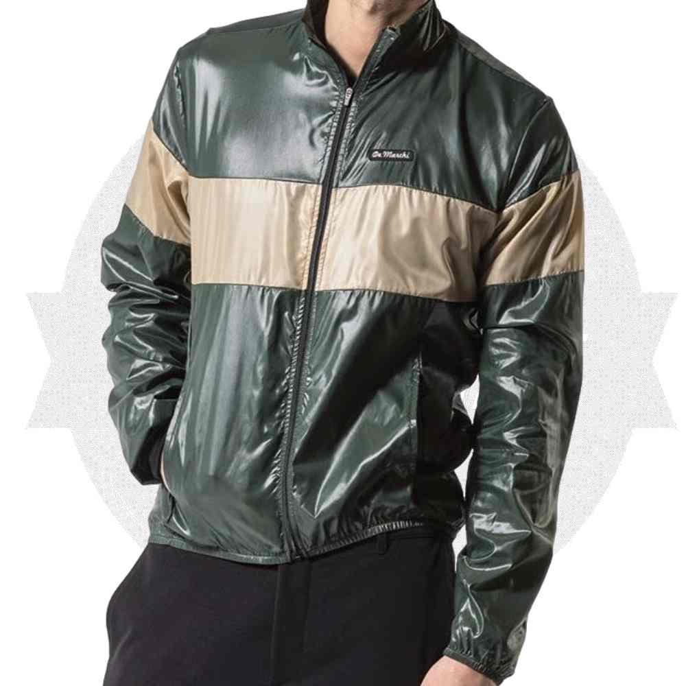 De Marchi(デマルキ)STOW AWAY ZIP JACKET(ストウアウェイジップジャケット)(フォレスト/クリーム)