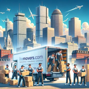 LiteMovers moving truck ready for a Greater Philadelphia appliance move