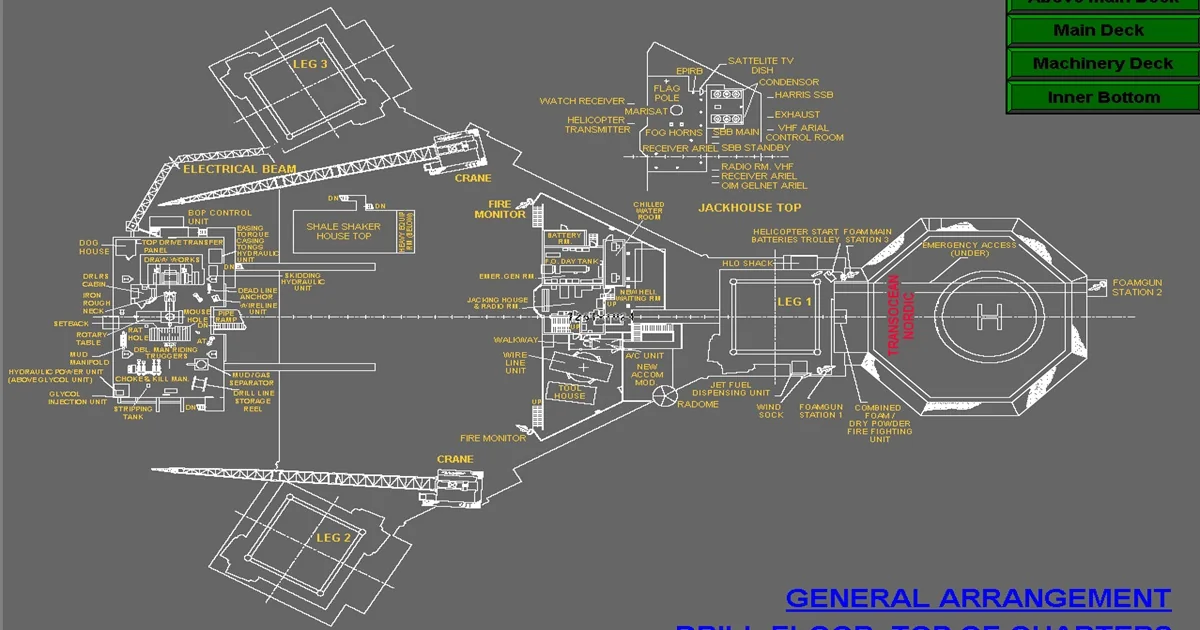 Jack up rig schematic