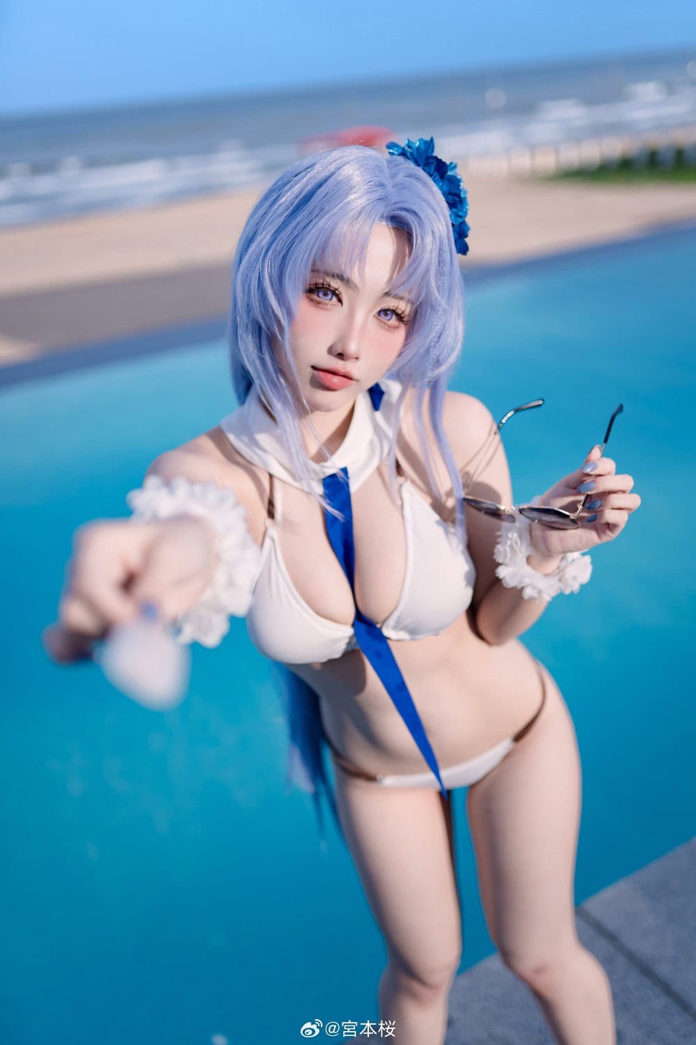 COSPLAY 阿尔萨斯和平时的感觉不太一样……？ 碧蓝航线 阿尔萨斯@宮本桜-阿呆日记