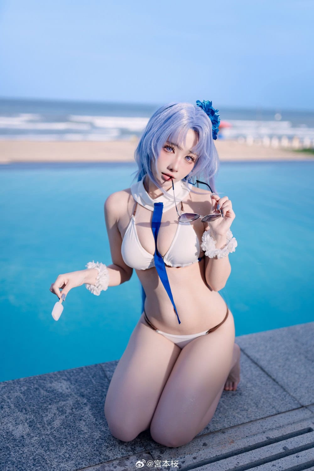 COSPLAY 阿尔萨斯和平时的感觉不太一样……？ 碧蓝航线 阿尔萨斯@宮本桜