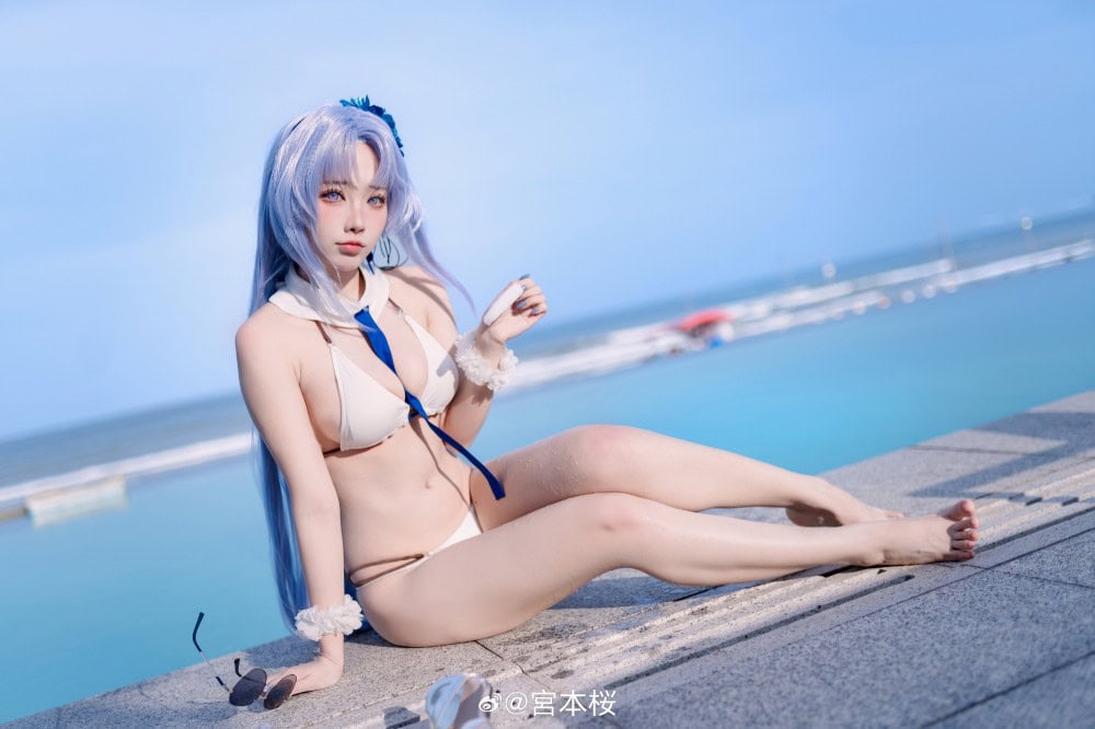 COSPLAY 阿尔萨斯和平时的感觉不太一样……？ 碧蓝航线 阿尔萨斯@宮本桜