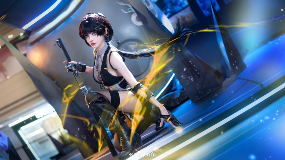 COSPLAY 漂泊者，路途还很遥远，继续前进吧 鸣潮 女漂泊者@宵鱼鱼