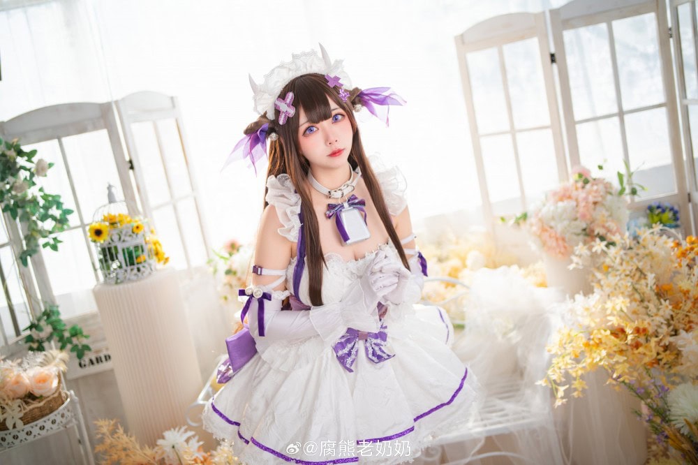 cosplay 是谁的小女仆，赶紧领回家  碧蓝航线 樫野牛牛同人女仆@腐熊老奶奶