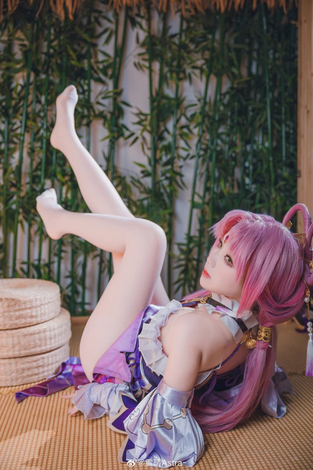 COSPLAY 罗浮太卜司之首，符玄，初次见面…不，该说久见了… 崩坏：星穹铁道@雪晴Astra--阿呆日记