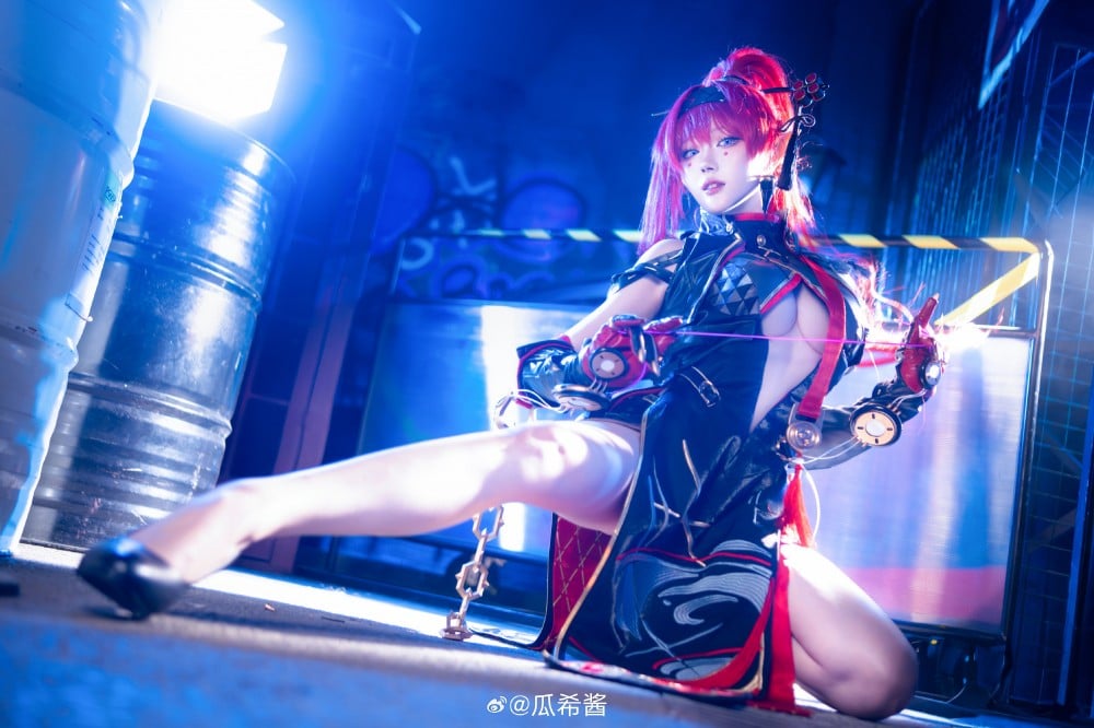 COSPLAY 为了对抗那些无处不在的罪恶…… 鸣潮 吟霖@瓜希酱