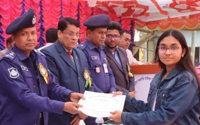 বার্ষিক ক্রীড়া প্রতিযোগিতা ও পুরস্কার বিতরণ ২০২৫ উদযাপন অনুষ্ঠানে নাটোর পুলিশ সুপার