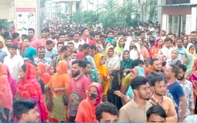 তুসুকা গ্রুপের শ্রমিকদের বিক্ষোভ ও কর্মবিরতি