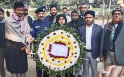 নাচোলে যথাযোগ্য মর্যাদায় শহীদ বুদ্ধিজীবী দিবস পালিত
