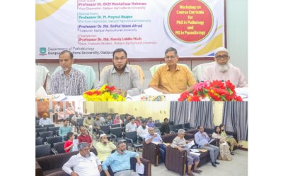 গাজীপুর কৃষি বিশ্ববিদ্যালয়ে এমএস ও পিএইচডি কোর্স চালুকরণে কর্মশালা