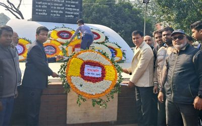 বুদ্ধিজীবী দিবসে রাজশাহী জেলা পরিষদের শ্রদ্ধা জ্ঞাপন