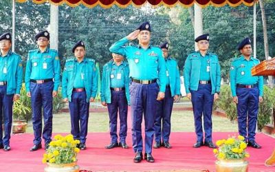 রাজশাহী মেট্রোপলিটন পুলিশের মাস্টার প্যারেড অনুষ্ঠিত