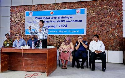 এইচপিভি টিকাদান ক্যাম্পেইন উপলক্ষে প্রশিক্ষণ প্রদান