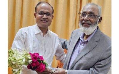 ড.এম শমসের আলী এর প্রফেসর ইমেরিটাস পদে বাউবিতে আনুষ্ঠানিকভাবে যোগদান