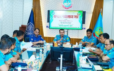 রাজশাহী মেট্রোপলিটন পুলিশের মাসিক অপরাধ পর্যালোচনা সভা অনুষ্ঠিত