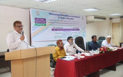 শেকৃবি’তে “Motivational Workshop on Accreditation in Higher Education” শীষক কর্মশালা